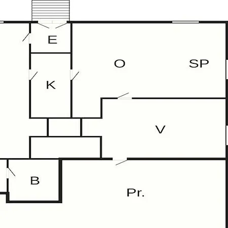 度假居 6 Person In Højer